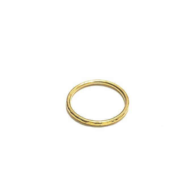 ［brass］hammered ring／真鍮槌目リング／ 1.5mm