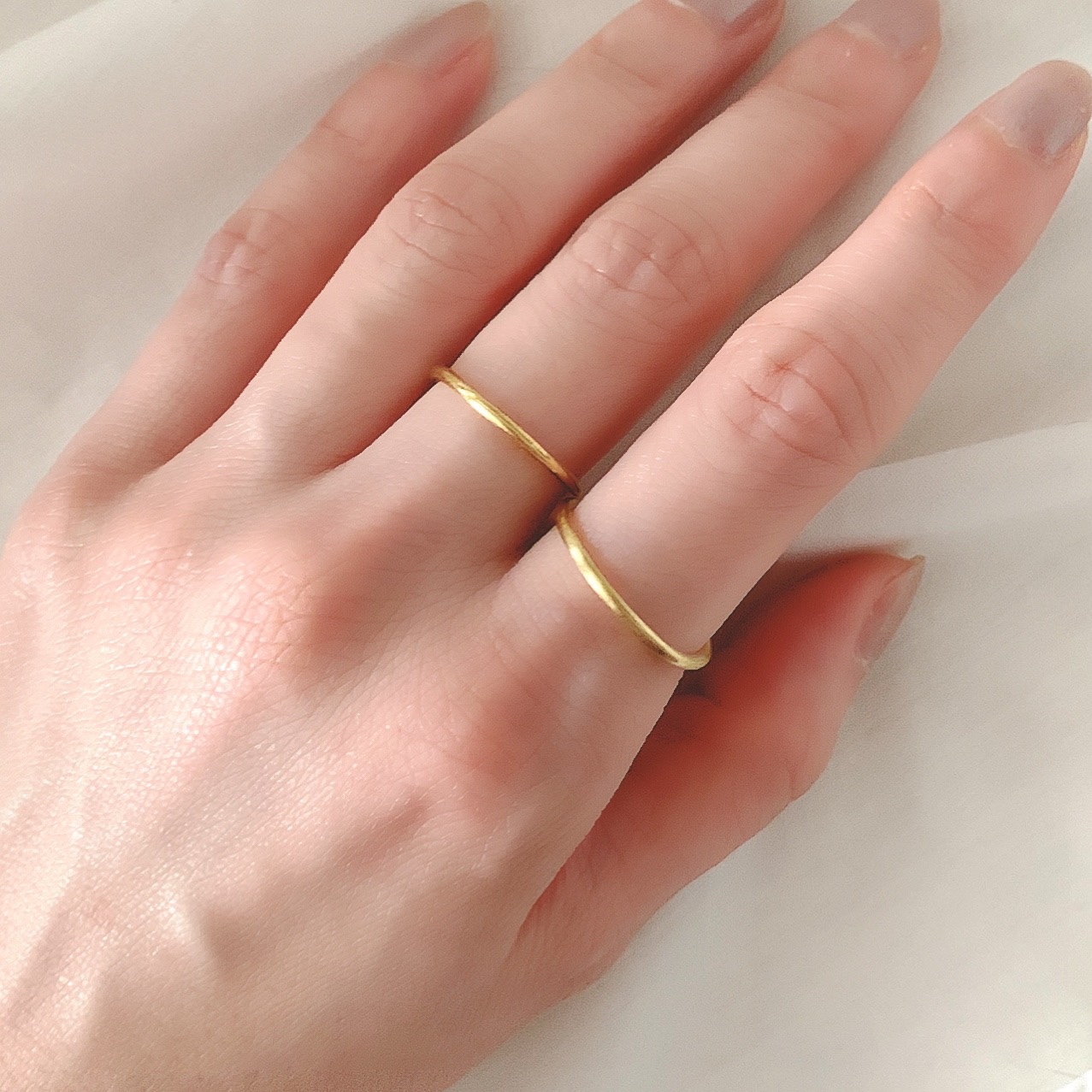 ［brass］simple ring／真鍮シンプルリング／1.5mm