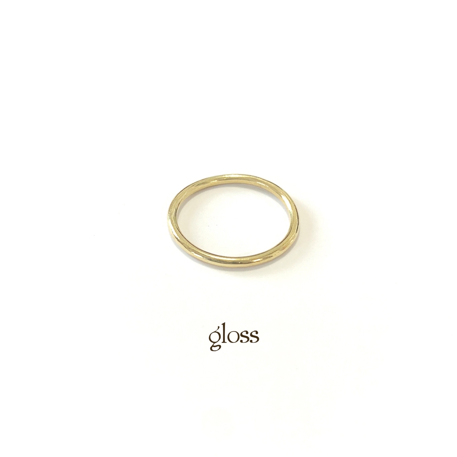 ［brass］simple ring／真鍮シンプルリング／1.5mm