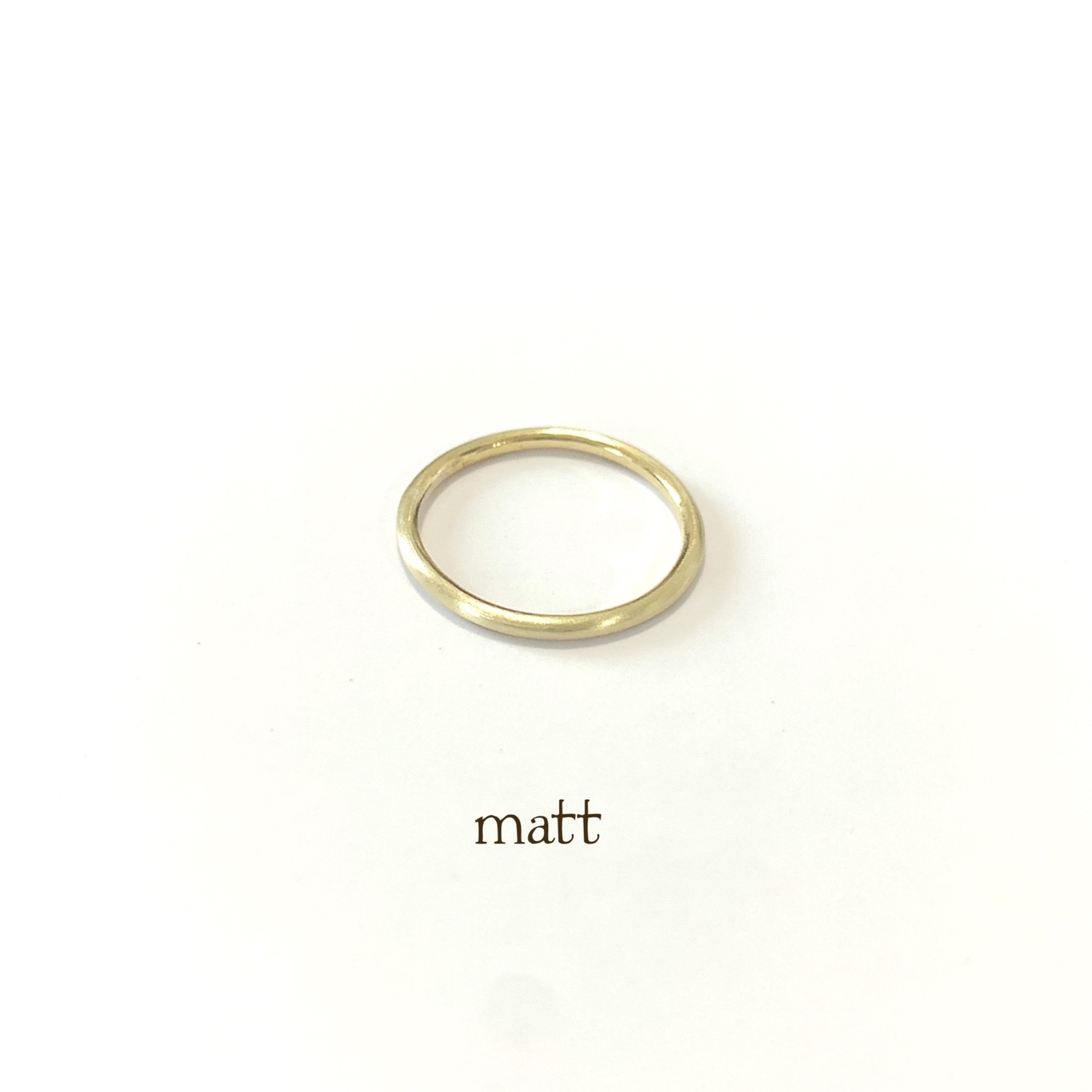 ［brass］simple ring／真鍮シンプルリング／1.5mm