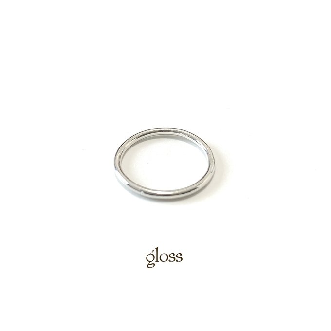 ［silver950］simple ring／シルバー950シンプルリング／ 1.5mm　艶あり